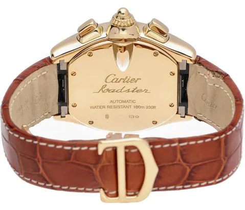 Cartier Roadster 2619 48mm Yellow gold Champagne 5