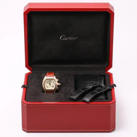 Cartier Roadster 2619 48mm Yellow gold Champagne 7