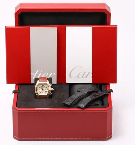 Cartier Roadster 2619 48mm Yellow gold Champagne 8