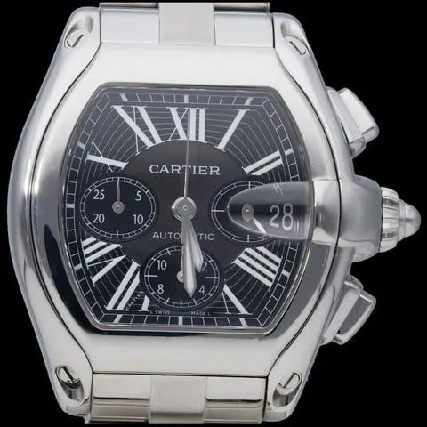 Cartier Roadster W62007X6 40mm Stainless steel Black