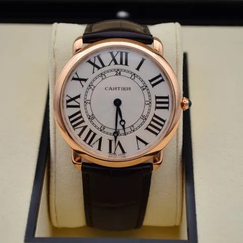 Cartier Ronde Louis Cartier W6801004 42mm Rose gold Silver 1