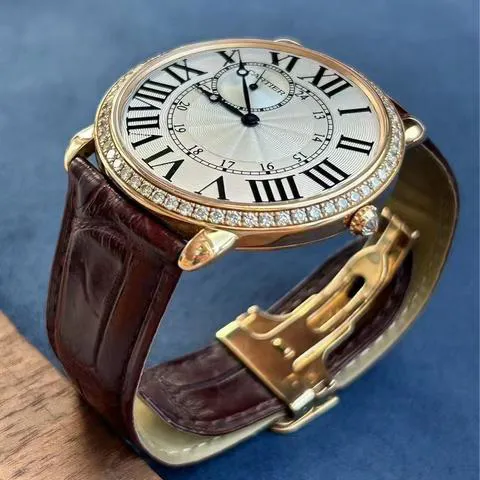 Cartier Ronde Louis Cartier WR007001 42mm Rose gold Silver 6