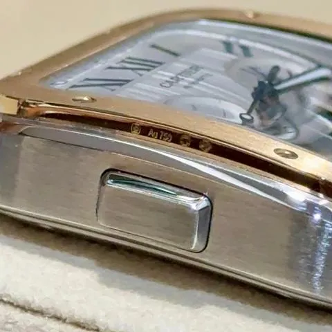 Cartier Santos W2SA0008 44mm Yellow gold and Stainless steel Silver 4