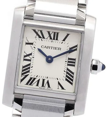 Cartier Tank Française W51008Q3 20mm Stainless steel Champagne