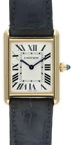 Cartier Tank Louis Cartier WGTA0067 33.5mm Yellow gold Silver