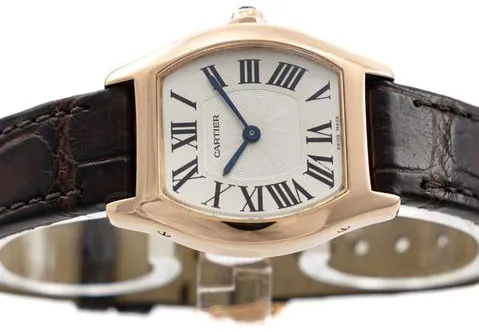 Cartier Tortue W1556360 24mm Rose gold Silver 6