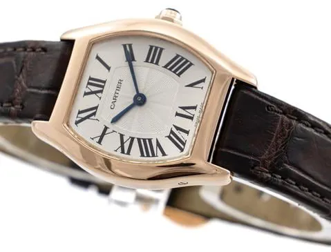 Cartier Tortue W1556360 24mm Rose gold Silver 8