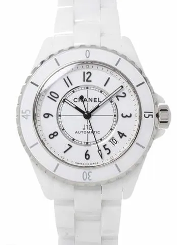 Chanel J12 H5700 39mm White ceramic White