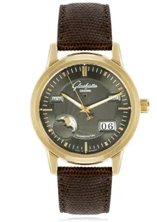 Glashütte Original Senator Perpetual Calendar 14052401A Yellow gold Gray