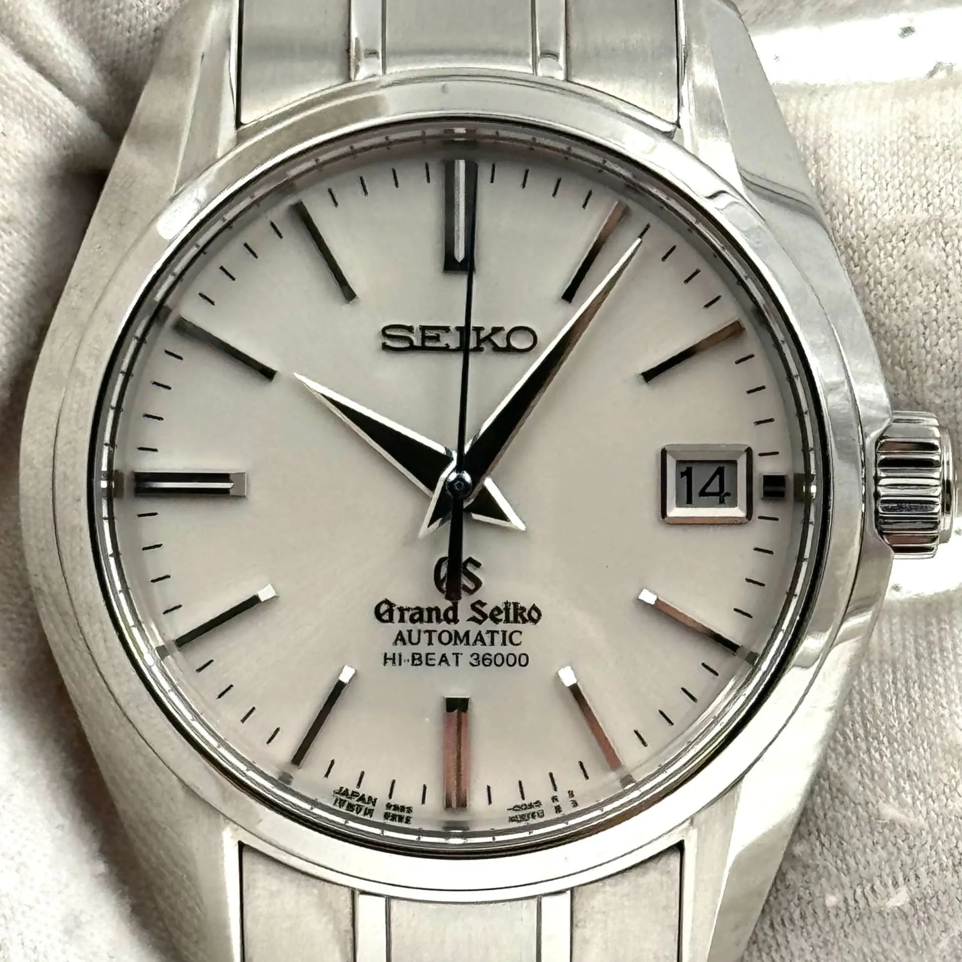 Grand Seiko Hi-Beat SBGH001 42mm Stainless steel Silvered