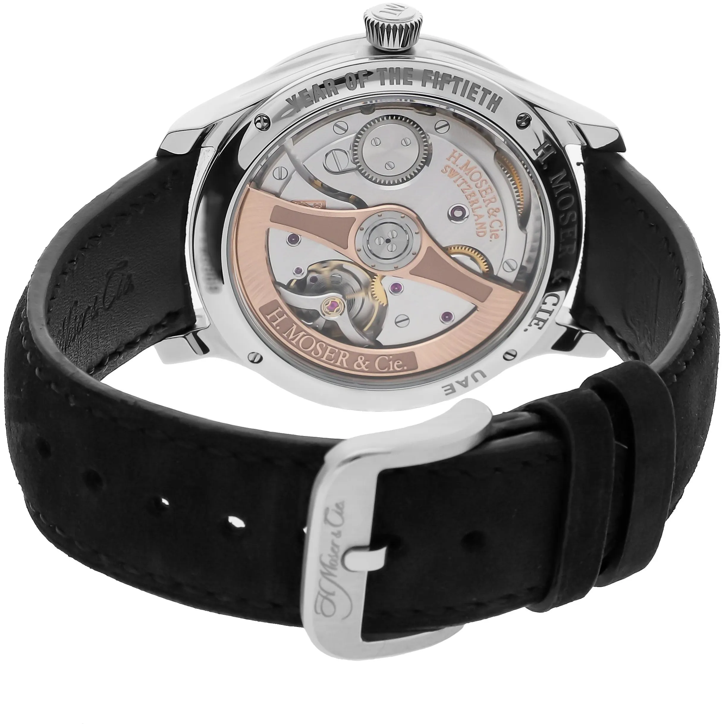 H. Moser & Cie. Endeavour 1200-1228 40mm Stainless steel Purple 3