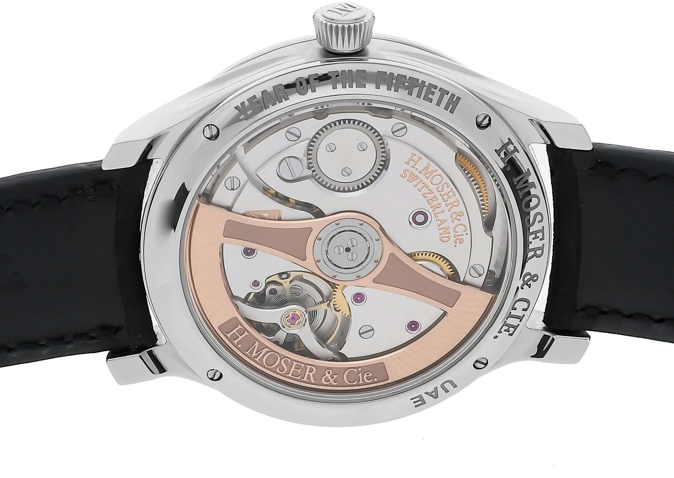 H. Moser & Cie. Endeavour 1200-1228 40mm Stainless steel Purple 4