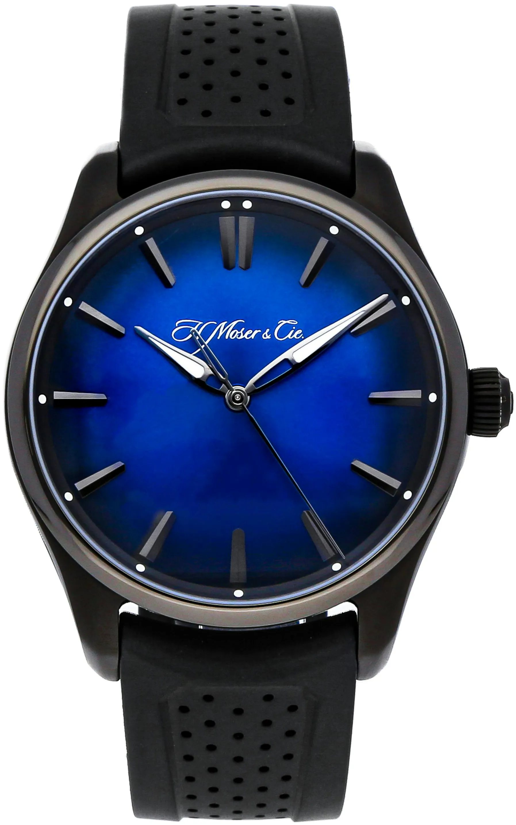 H. Moser & Cie. Pioneer 3200-1205 43mm Stainless steel Blue