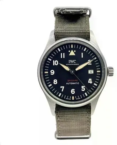 IWC Pilot IW326803 39mm Stainless steel Green