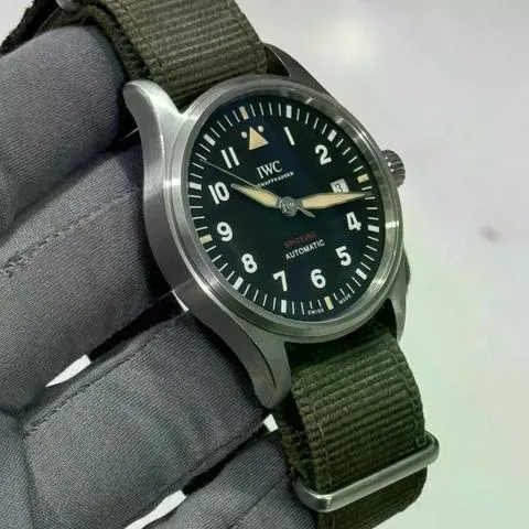 IWC Pilot IW326803 39mm Stainless steel Green 1