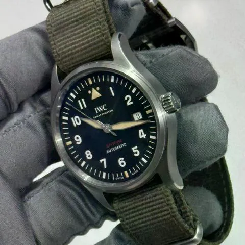 IWC Pilot IW326803 39mm Stainless steel Green 2