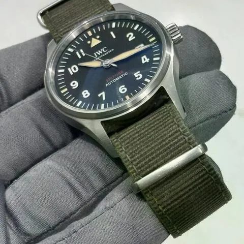 IWC Pilot IW326803 39mm Stainless steel Green 3