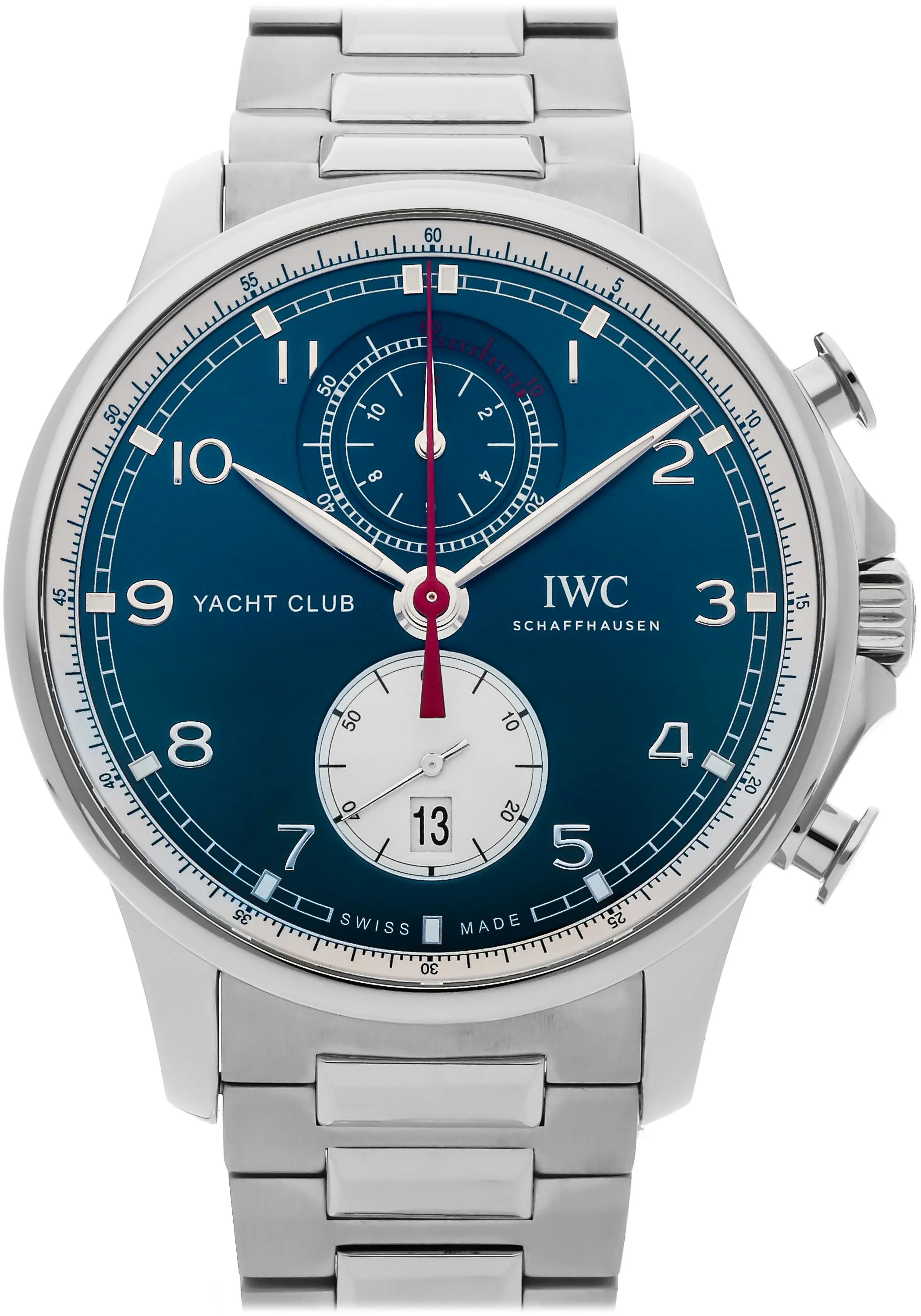 IWC Portugieser IW390704 44mm Stainless steel Blue