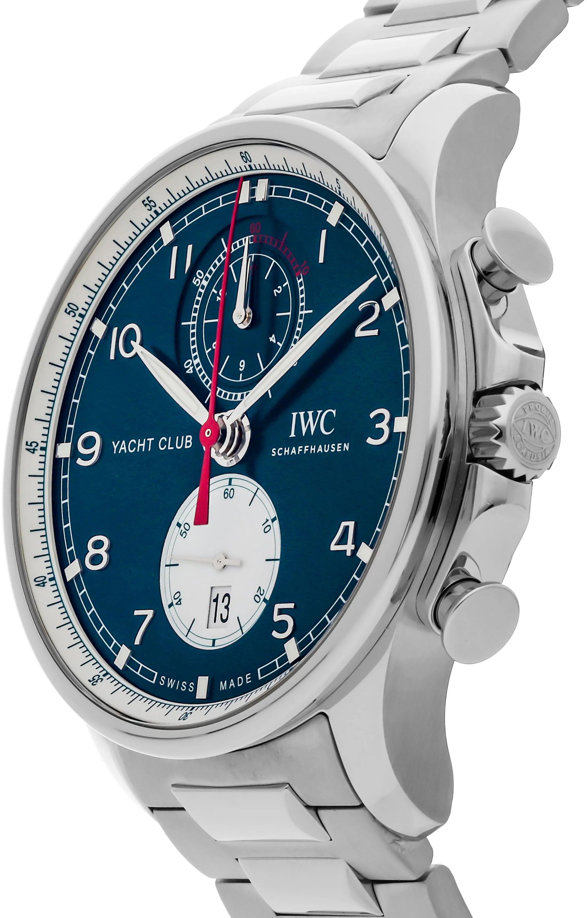 IWC Portugieser IW390704 44mm Stainless steel Blue 1