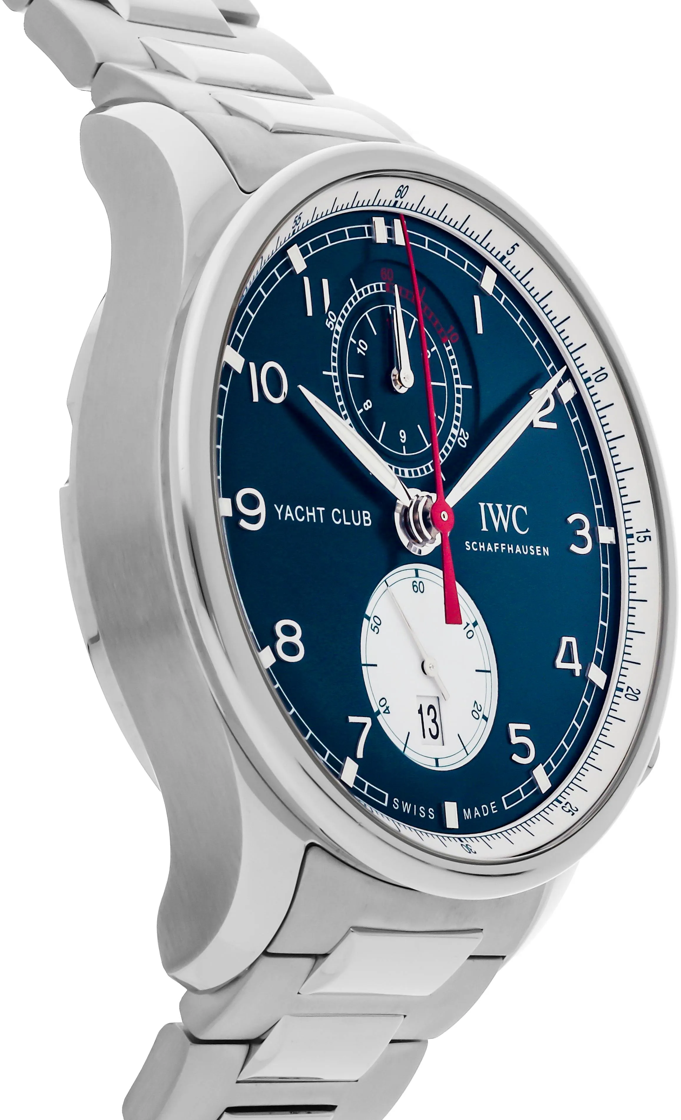 IWC Portugieser IW390704 44mm Stainless steel Blue 2