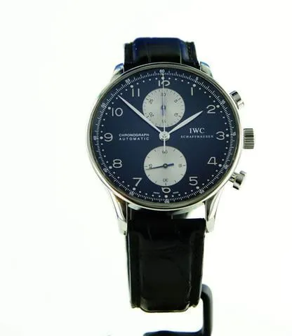 IWC Portuguese Chronograph 3714 41mm Stainless steel Black 6