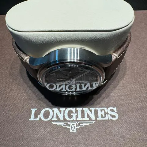 Longines Heritage L2.816.4.53.2 41mm Stainless steel Black 1