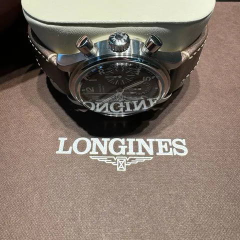 Longines Heritage L2.816.4.53.2 41mm Stainless steel Black 2