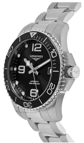 Longines HydroConquest L37804566 39mm Stainless steel Black 1