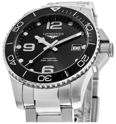 Longines HydroConquest L37804566 39mm Stainless steel Black 3