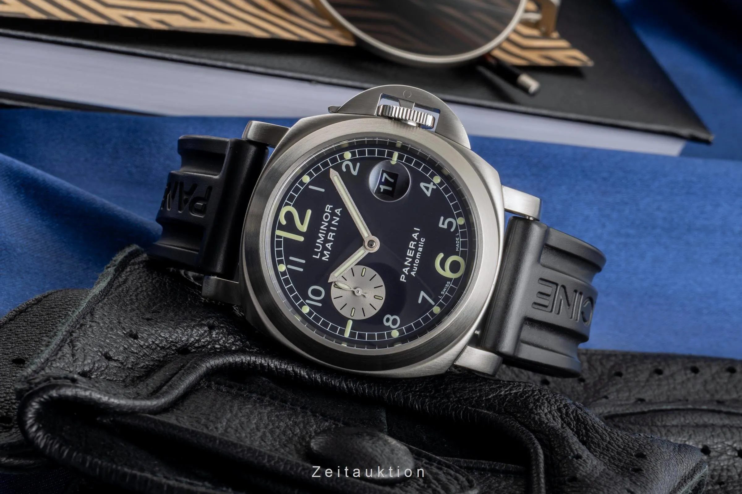 Panerai Luminor PAM 00086 44mm Stainless steel Blue 1