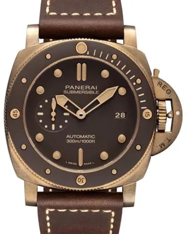 Panerai Submersible PAM 00968 47mm Bronze Brown