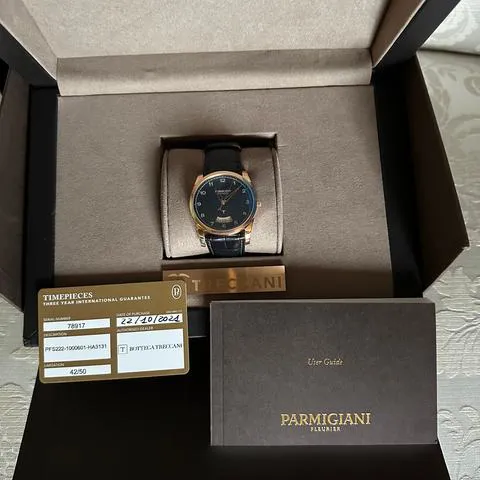 Parmigiani Fleurier Tonda 39mm Rose gold Blue