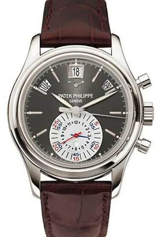 Patek Philippe Annual Calendar Chronograph 5960P-001 40.5mm Platinum Gray