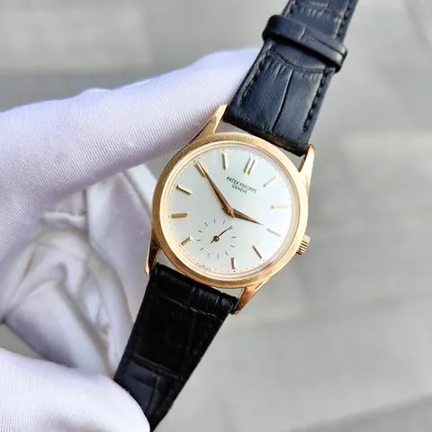 Patek Philippe Calatrava 3796R 31mm Rose gold Silver 1