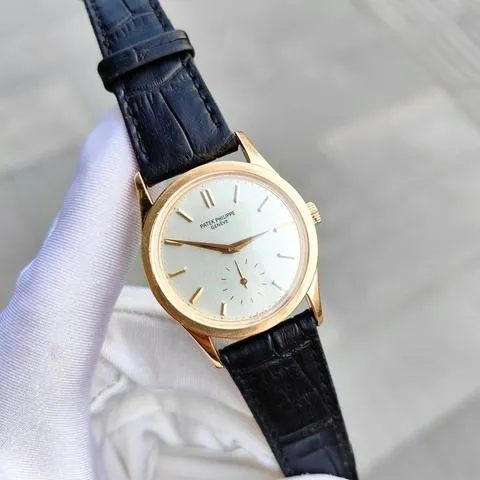 Patek Philippe Calatrava 3796R 31mm Rose gold Silver 4