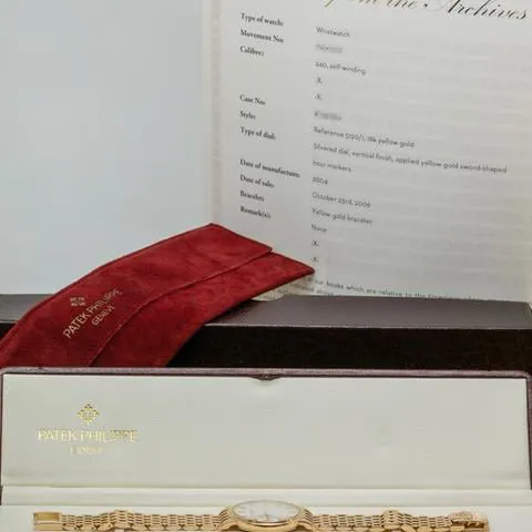 Patek Philippe Calatrava 5120/1J 35mm Yellow gold Silver 1