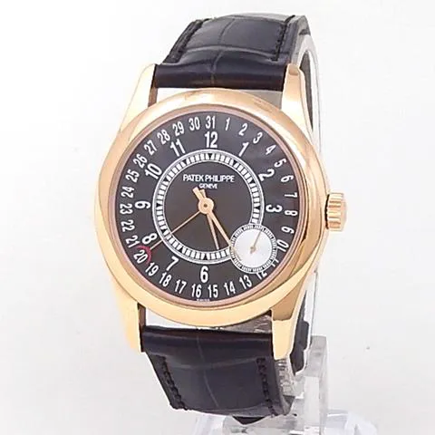 Patek Philippe Calatrava 6000R-001 37mm Rose gold Brown