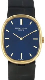 Patek Philippe Golden Ellipse 3848 Yellow gold Blue