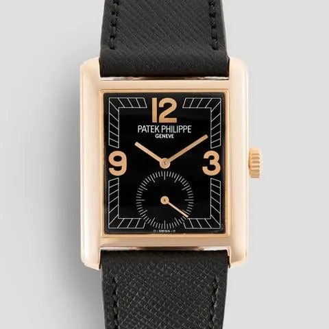 Patek Philippe Gondolo 5014 28mm Rose gold Black