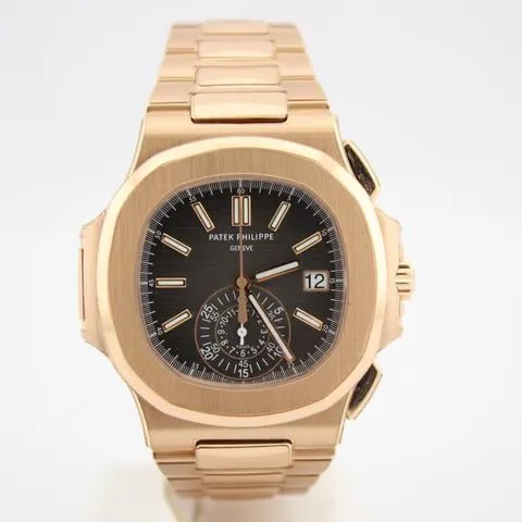 Patek Philippe Nautilus 5980/1R-001 40.5mm Rose gold Black 2