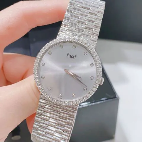 Piaget Dancer G0A10800 32mm White gold Silver 2