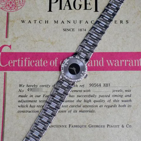 Piaget Dancer 90564 23mm White gold Silver