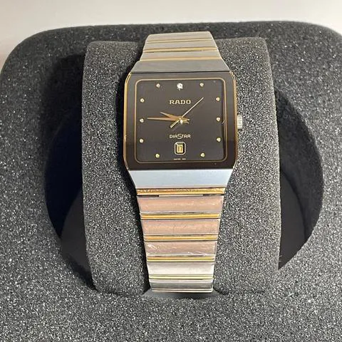 Rado Diastar 129.0266.3 28mm Yellow gold and Stainless steel Black