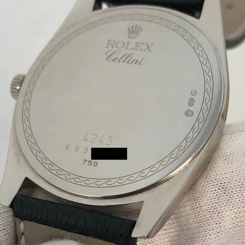 Rolex Cellini Danaos 4243 39mm White gold Black 1