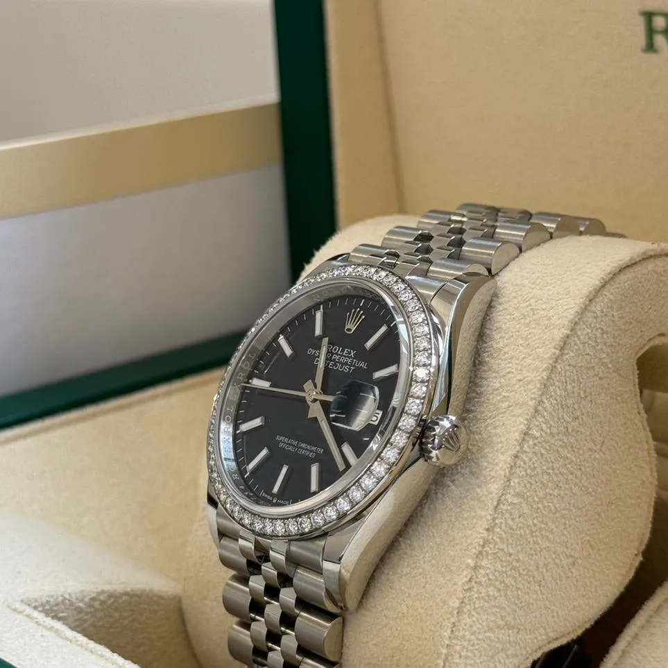 Rolex Datejust 126284RBR-0041 36mm White gold and Oystersteel Blue 1