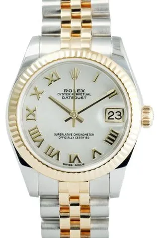 Rolex Datejust 31 178273 31mm Yellow gold and Stainless steel White