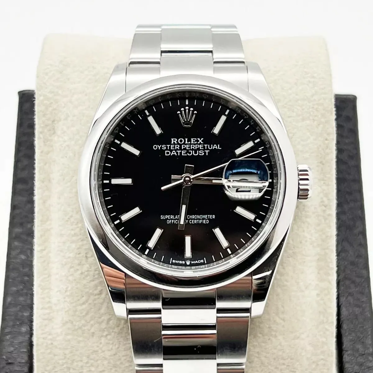 Rolex Datejust 36 126200-0004 36mm Oystersteel Black