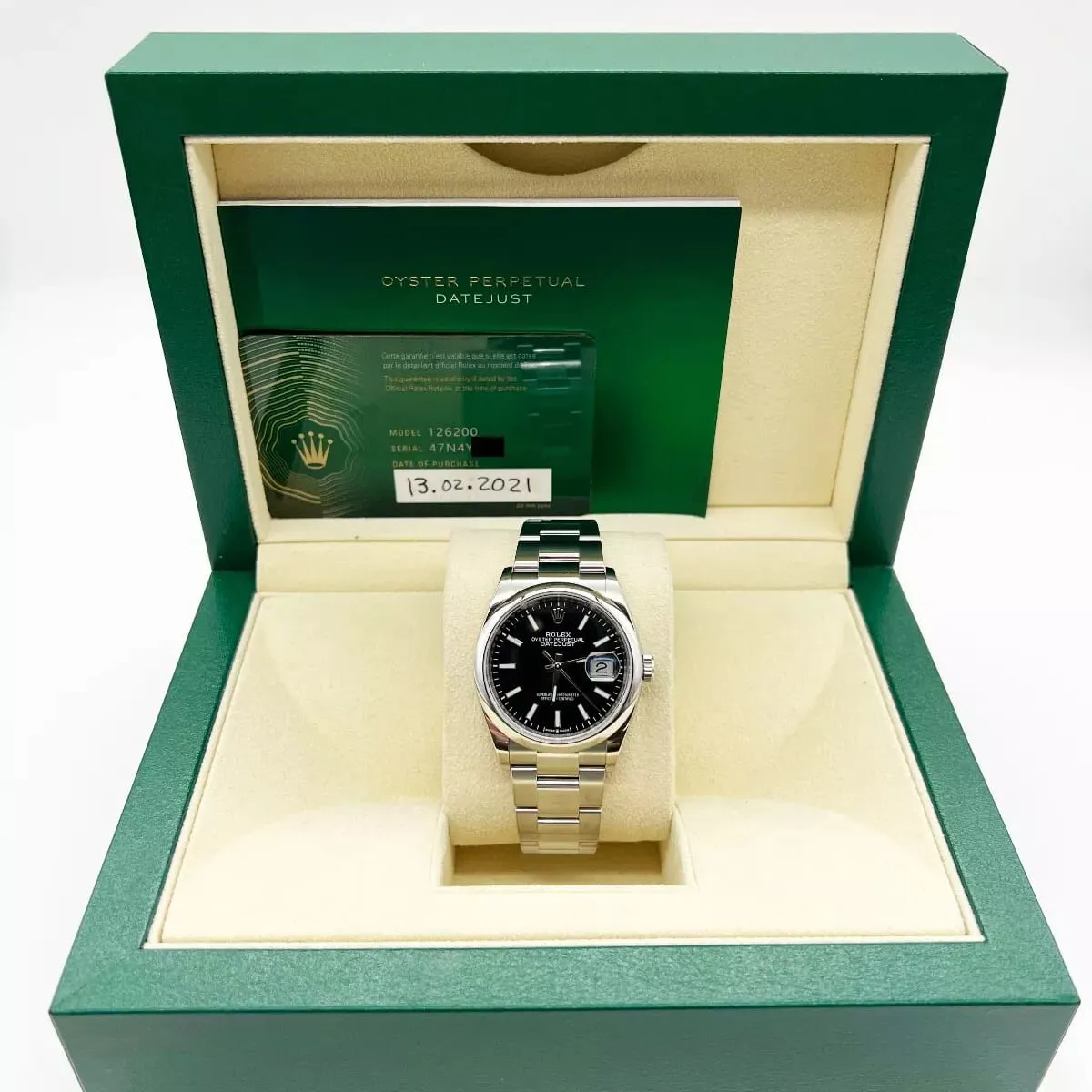 Rolex Datejust 36 126200-0004 36mm Oystersteel Black 5