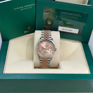 Rolex Datejust 36 126231-0027 Rose gold and Stainless steel Pink