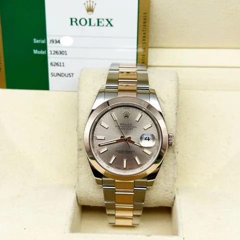 Rolex Datejust 41 126301 41mm Stainless steel Champagne